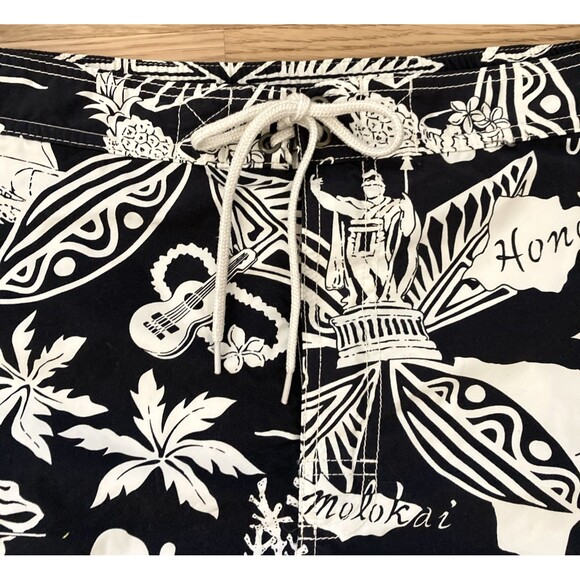 Polo Ralph Lauren Mens XL Hawaiian Hibiscus Floral Swim Trunks Vacation Beach - Picture 2 of 16